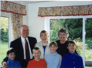 Robert & Heather with Grandchildren
